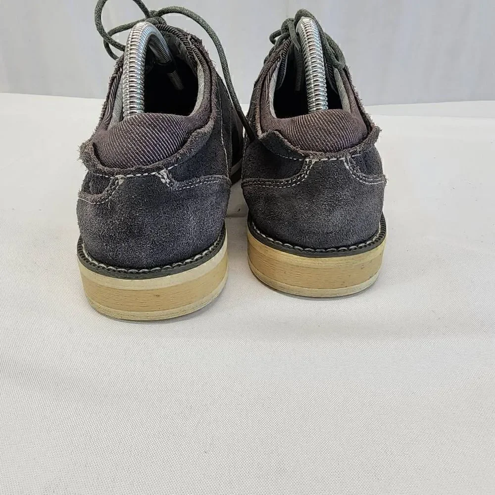 Steve Madden Stoker Oxford Shoes Mens Size 9 Gray Canvas